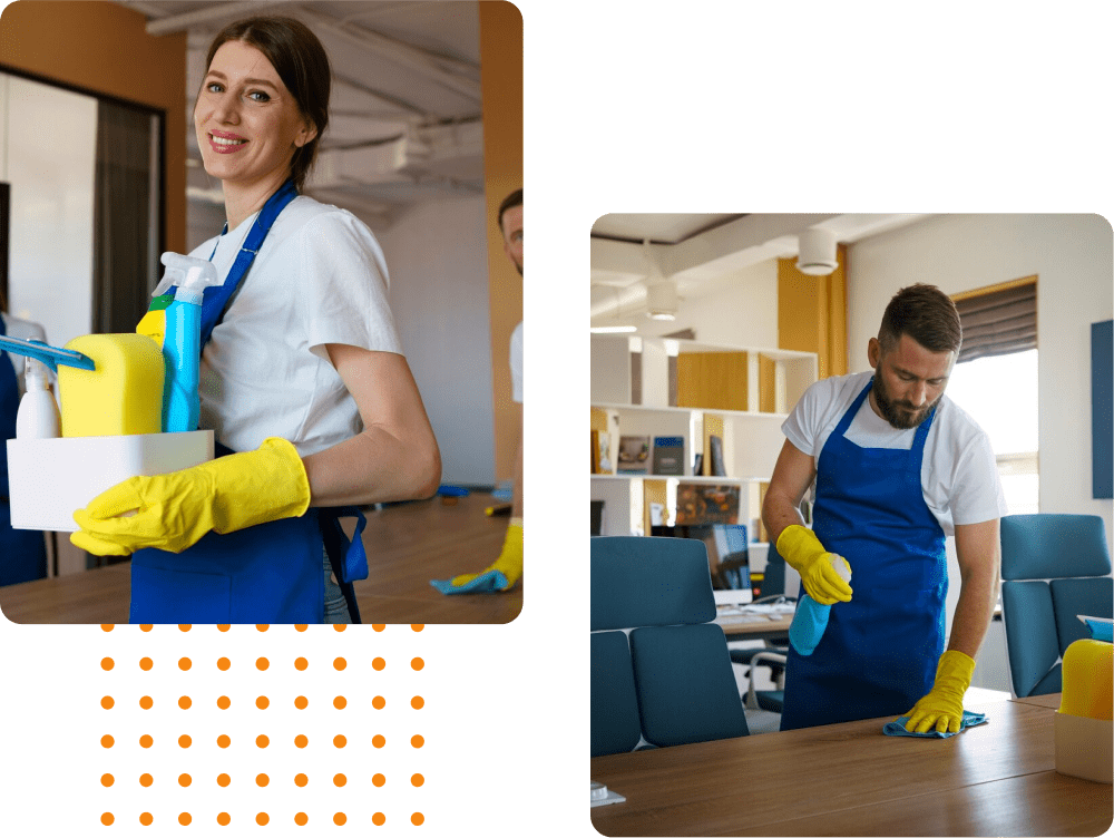 cleaning team